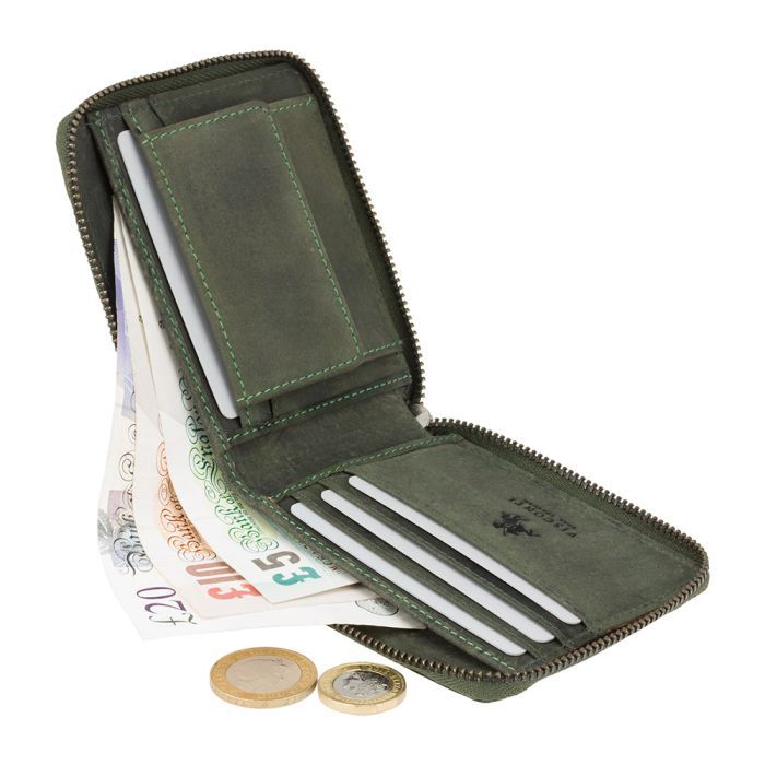 Гаманець Visconti 702 Bullet Oil Green (702 OIL GRN) зображення 4