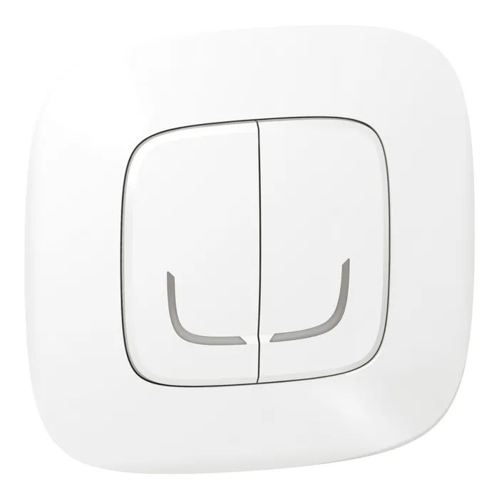 Розумний вимикач Legrand Netatmo Valena Allure wireless switch 2 button white (752587) зображення 2