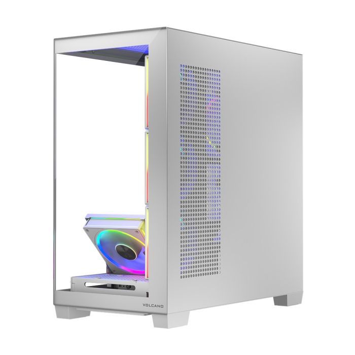 Корпус Modecom VOLCANO STELLAR ARGB MIDI 5x120mm fans WHITE (AT-STELLAR-5F-ARGB-20) зображення 3