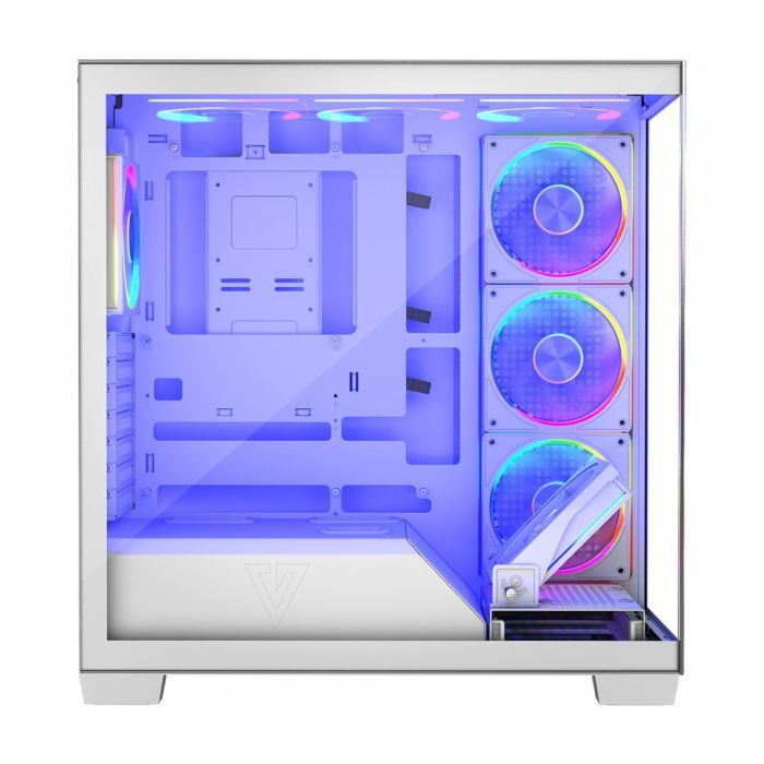 Корпус Modecom VOLCANO STELLAR ARGB MIDI 5x120mm fans WHITE (AT-STELLAR-5F-ARGB-20) зображення 5