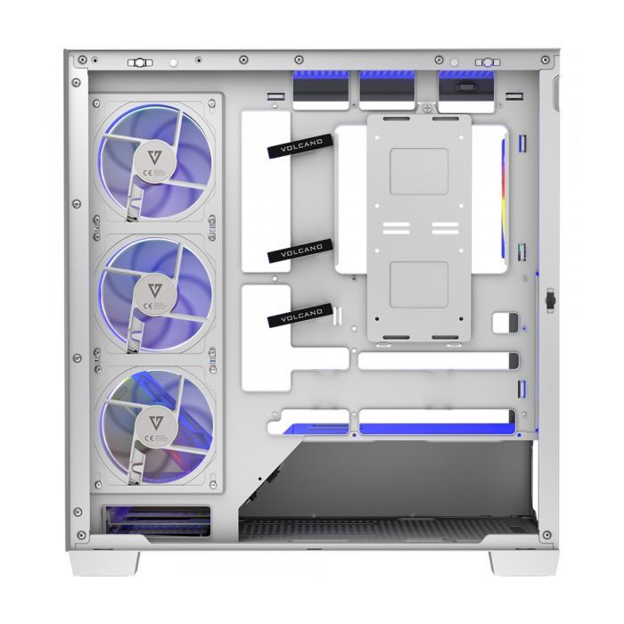 Корпус Modecom VOLCANO STELLAR ARGB MIDI 5x120mm fans WHITE (AT-STELLAR-5F-ARGB-20) зображення 6