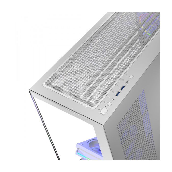 Корпус Modecom VOLCANO STELLAR ARGB MIDI 5x120mm fans WHITE (AT-STELLAR-5F-ARGB-20) зображення 9