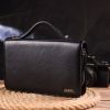 Сумка Canpellini Из натуральной кожи Черная (21567) изображение 10