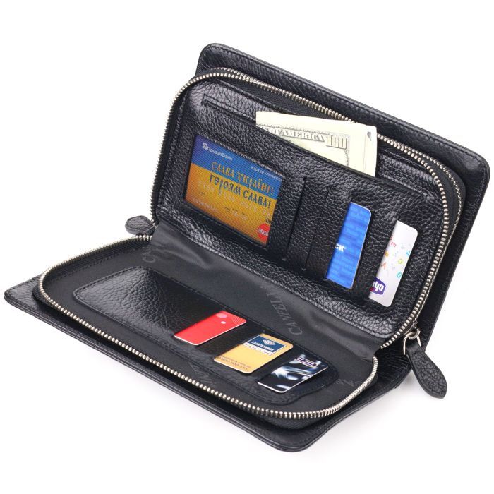 Сумка Canpellini Из натуральной кожи Черная (21567) изображение 7