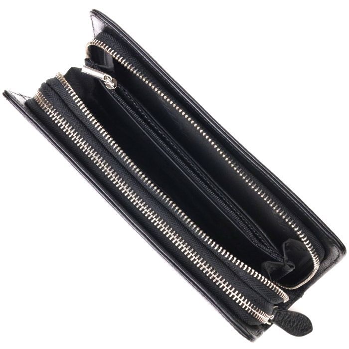 Сумка Canpellini Из натуральной кожи Черная (21567) изображение 8