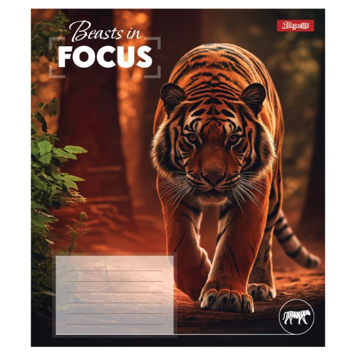 Тетрадь 1 вересня Beasts in FocusА5 48 листов клетка (768060) изображение 2