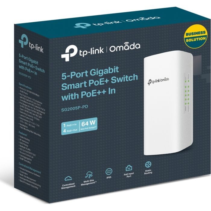 Комутатор мережевий TP-Link SG2005P-PD зображення 5