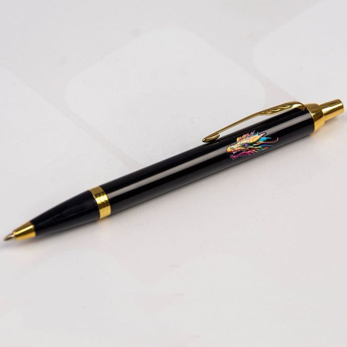 Ручка шариковая Parker IM 17 ZODIAC Black GT BP Яркий Дракон (22032_Z3330u) изображение 3