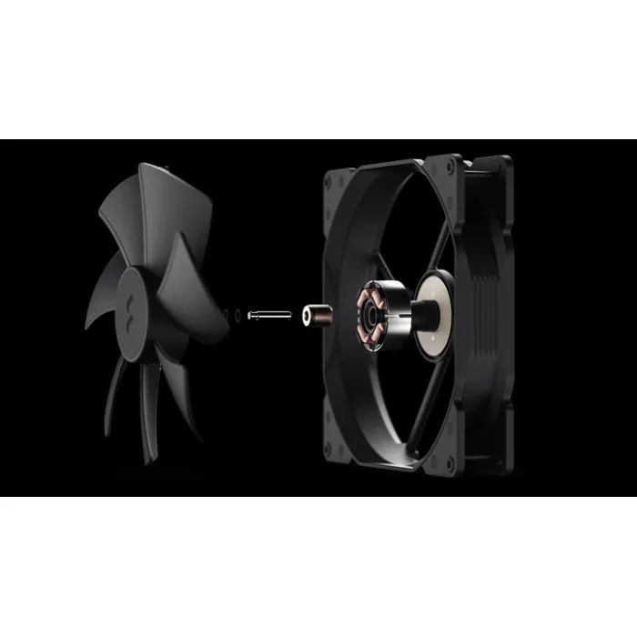 Кулер до корпусу Fractal Design Dynamic X2 GP-18 PWM Black (FD-FAN-DYN-X2-GP18-PWM-BK) зображення 7