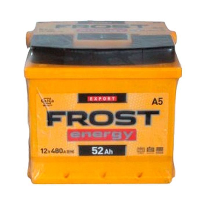 Аккумулятор автомобильный FROST ENERGY 52Ah (+/-)