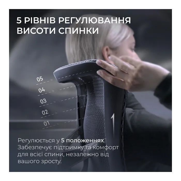 Офисное кресло Sihoo DORO S300 Mesh Dark Grey (S300-M201) изображение 9