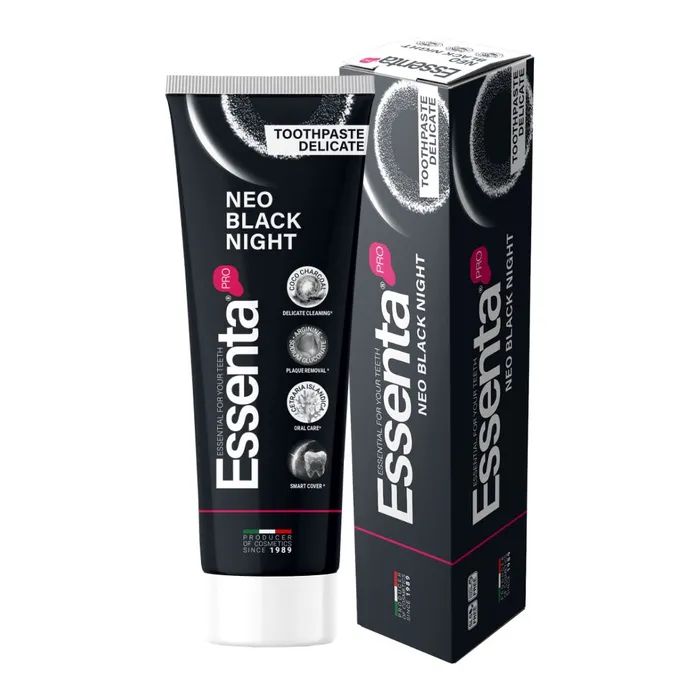 Зубна паста Essenta Pro Neo Black Night 75 мл (8031447500107)