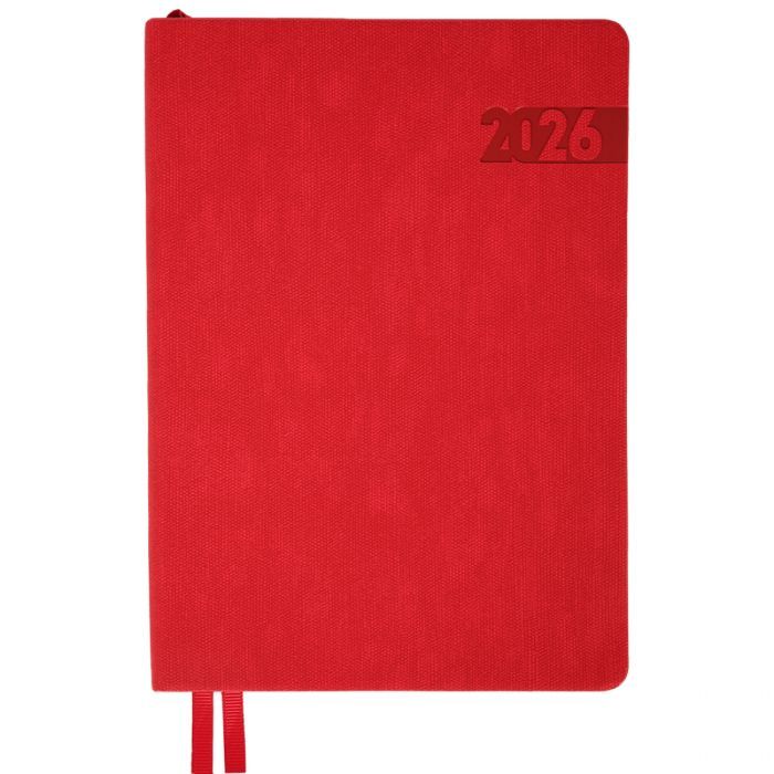 Еженедельник Leo planner А5 датированный 2026 «Boss», мягкий, хаки, 368 страниц (252635)