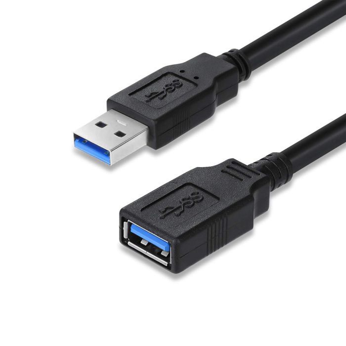 Дата кабель USB 3.0 AM/AF 1.8m black ColorWay (CW-CBUF075-BK) зображення 3