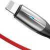 Дата кабель USB 2.0 AM to Lightning 1.0m 2.4A red Baseus (CALSP-B09) зображення 3
