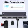 Концентратор UGREEN USB-C to 4xUSB-C 3.2 Gen2 10Gbps CM806 black (35584) изображение 3