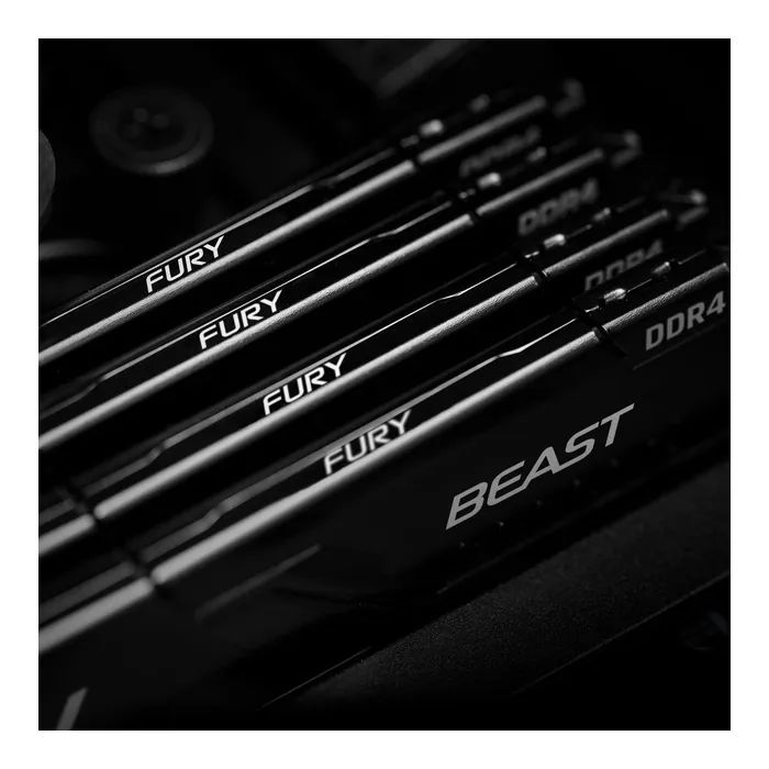 Модуль пам'яті для комп'ютера DDR4 8GB 3200 MHz Beast Black Kingston Fury (ex.HyperX) (KF432C16BB/8WP) зображення 11