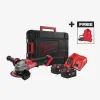 Шлифовальная машина Milwaukee M18 FSAG125XBMC-502X 2x5Ah, HDкейс, M18 ALIS-0, жилет (4933499453)