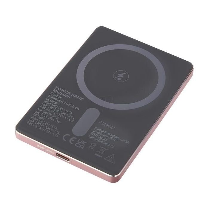 Батарея универсальная Intenso MW5000 5000mAh Magnetic rose (7344023) изображение 3 Батарея универсальная Intenso MW5000 5000mAh Magnetic rose (7344023) изображение 3