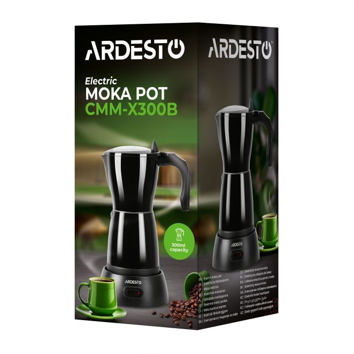 Гейзерна кавоварка Ardesto CMM-X300W зображення 8