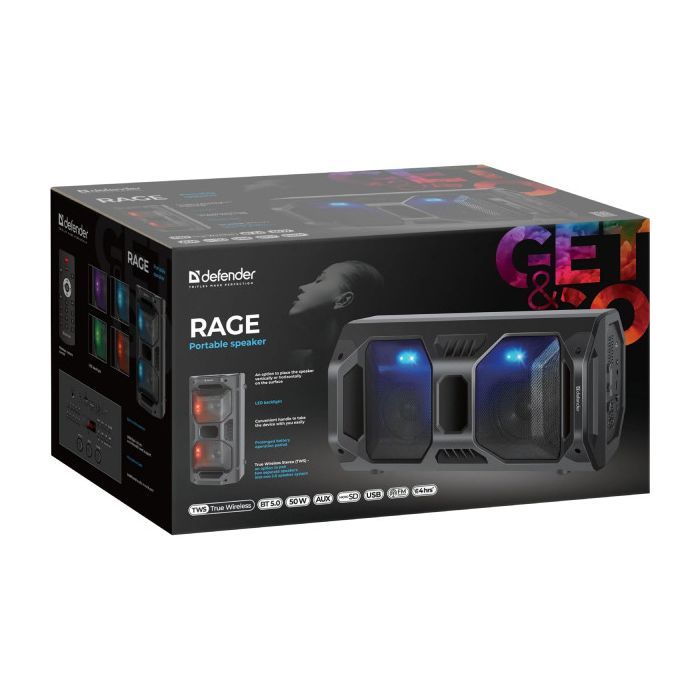 Акустическая система Defender Rage Black (65109) изображение 10