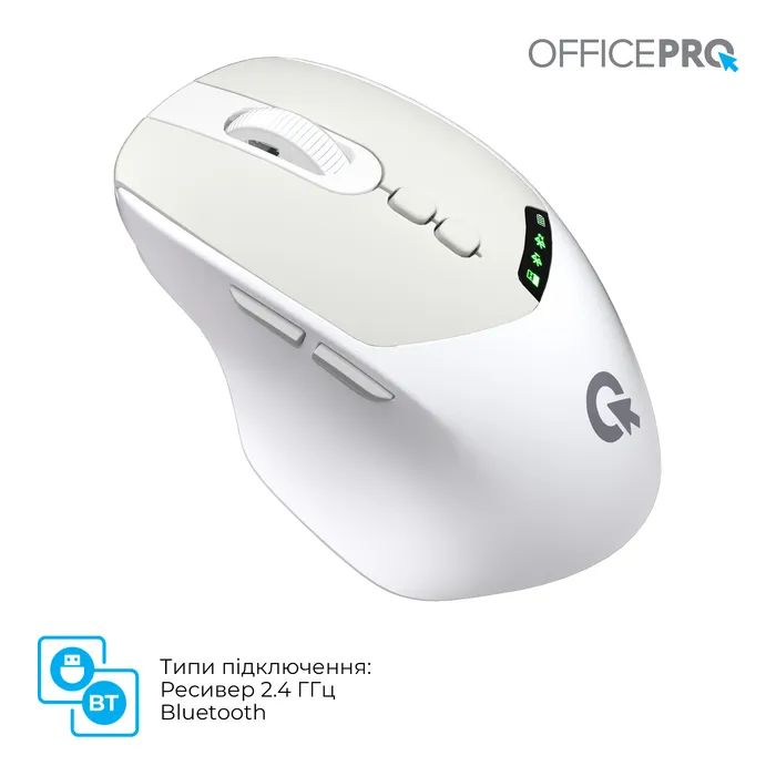 Мишка OfficePro M520B Wireless/Bluetooth Black (M520B) зображення 11