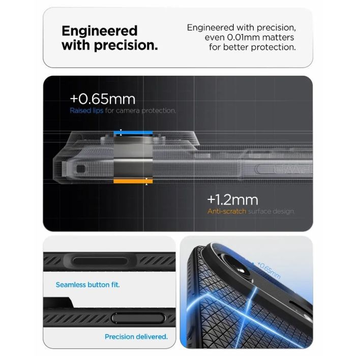 Чехол для мобильного телефона Spigen Liquid Air iPhone 17 Air Matte Black (ACS10302) изображение 7