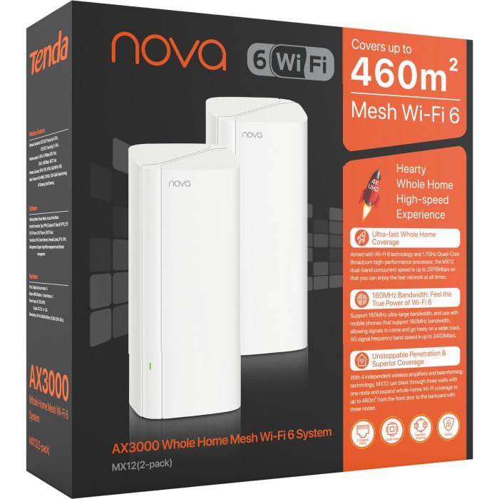 Точка доступа Wi-Fi Tenda MX12-KIT-2 изображение 7