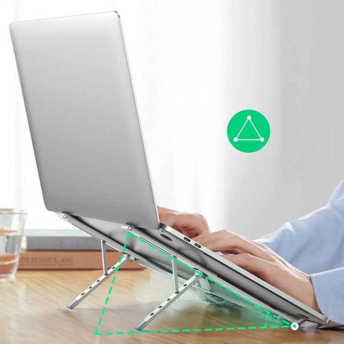 Подставка для ноутбука Ugreen LP451 Foldable Holder for Laptop Silver (40289) изображение 11