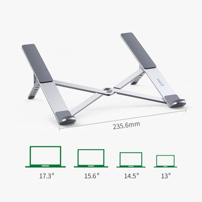 Подставка для ноутбука Ugreen LP451 Foldable Holder for Laptop Silver (40289) изображение 5
