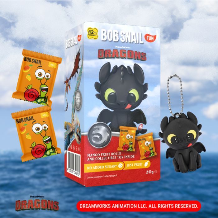 Цукерка Bob Snail Eat&Play колекція Dragons 20 г (4820219349280) зображення 3