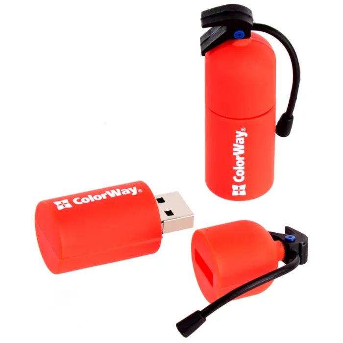 USB флеш накопитель ColorWay Fire 64 GB USB 3.0 Red (CW-USBFE64) изображение 6