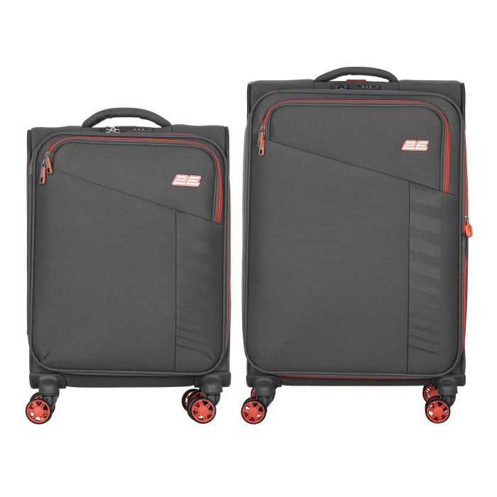 Набір валіз 2E Trek (M+S), чорні (2E-SPE-TREK-SET4-BK) зображення 4