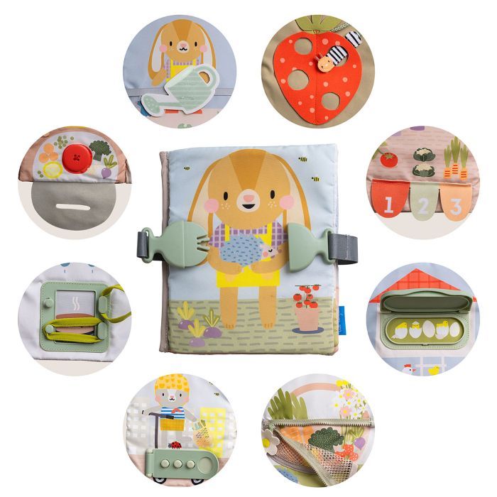 Развивающая игрушка Taf Toys Развивающая книжка Бизибук зайчонок (13355) изображение 4