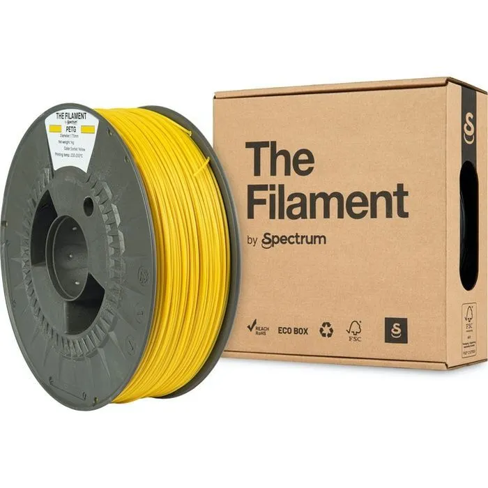 Пластик для 3D-принтера The Filament PETG 1.75mm 1kg YELLOW, SORBET (TF-24023) зображення 3