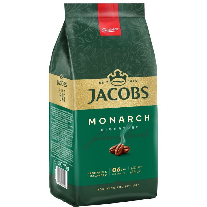 Кава Jacobs Monarch в зернах 1 кг (8711000381397) зображення 2