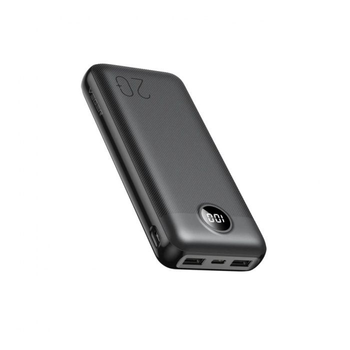 Батарея універсальна VEGER 20000mAh L20S 20W PD QC LCD black (6970453555362) зображення 3