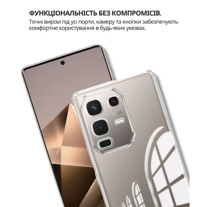 Чехол для мобильного телефона BeCover Silicone Infinix Note 50 Pro 4G (X6855) Transparent (714674) изображение 4