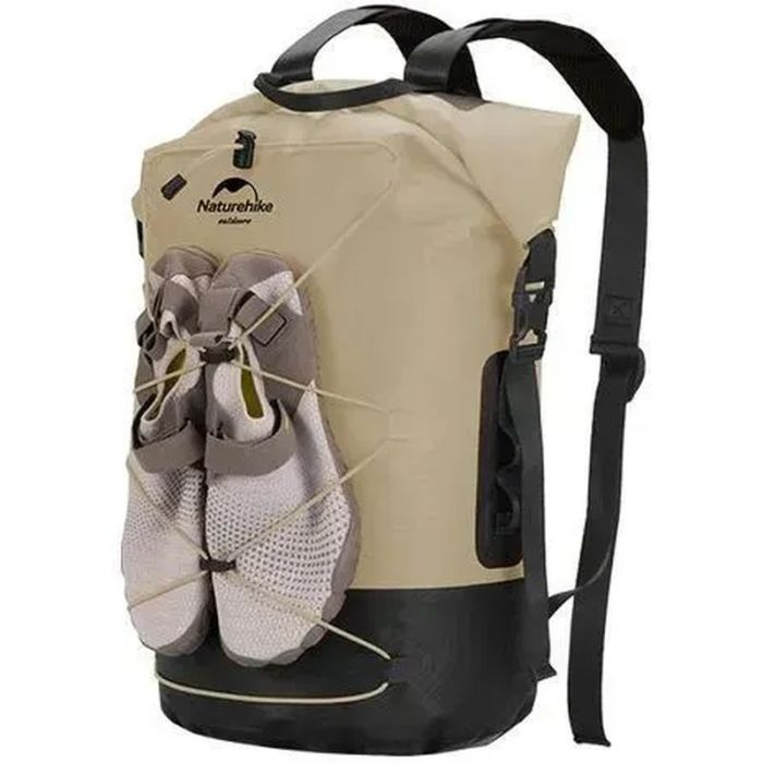 Рюкзак туристичний Naturehike водонепроникний NH21FSB04, 20л, бежевий (6927595788202)