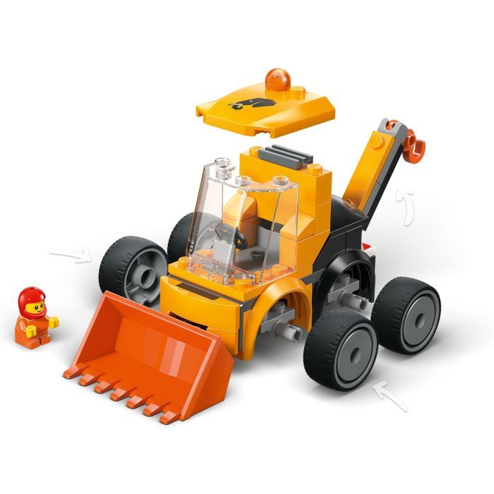 Конструктор LEGO City Авто — Строительный погрузчик (60483) изображение 4