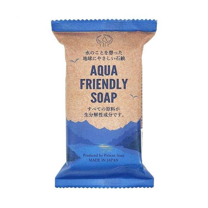 Твердое мыло Pelican Aqua Friendly Soap На основе ферментированных микроорганизмов 100 г (4976631479262)