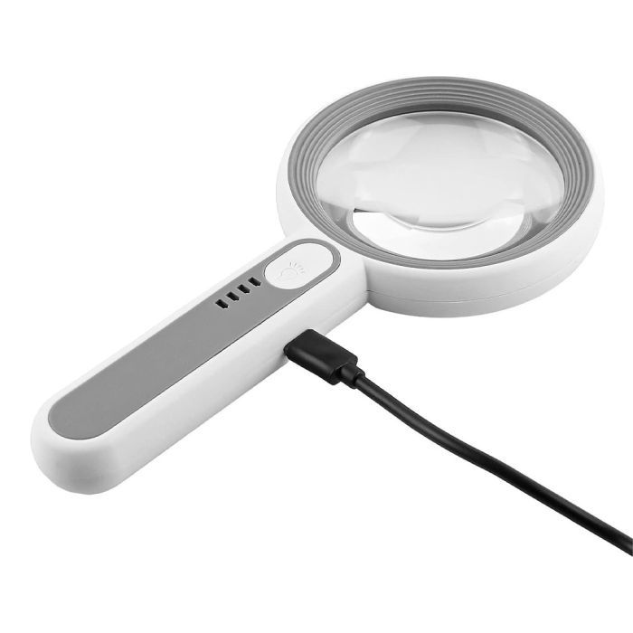 Лупа Voltronic з підсвічуванням YT6516C, діаметр 65мм, Х6, 16Led (YT6516C) зображення 7