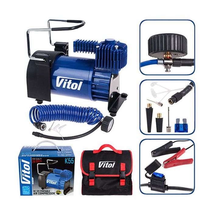 Автомобільний компресор VITOL K-55 150psi/23Amp /50л (K-55) зображення 8