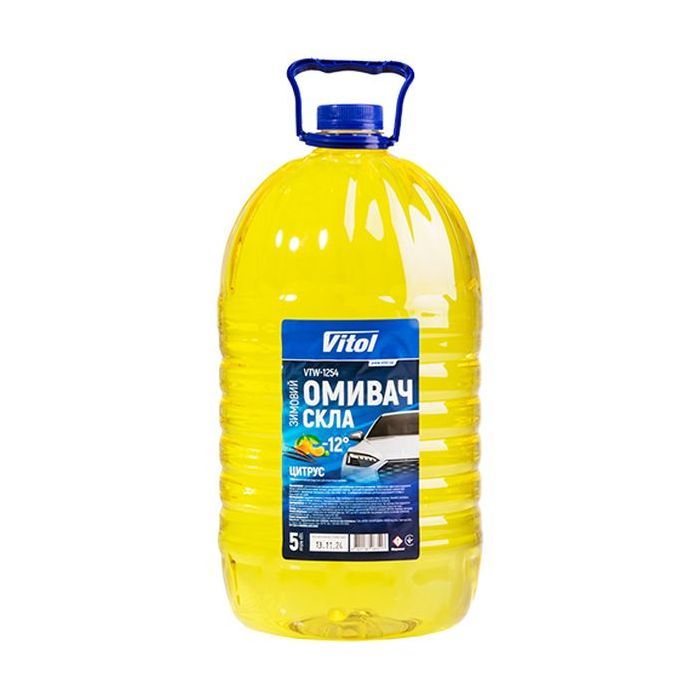 Омивач автомобільний VITOL "-12" Цитрус 5л (VTW-1254)