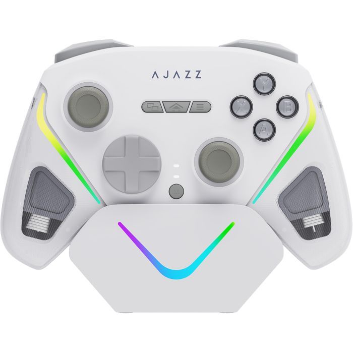 Геймпад Ajazz GP100S 2.4G/BT/USB Switch/PC/iOS/Android RGB White (GP100S-W)