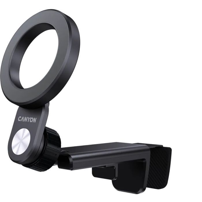 Держатель для смартфонов Canyon Magnetic travel holder OnGrip 11 clip mount Black (CNS-CCHM11)