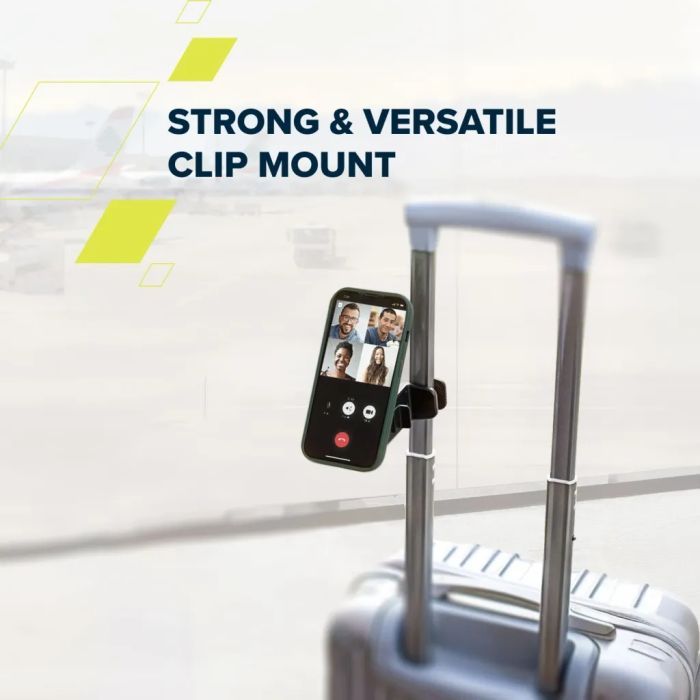 Держатель для смартфонов Canyon Magnetic travel holder OnGrip 11 clip mount Black (CNS-CCHM11) изображение 6