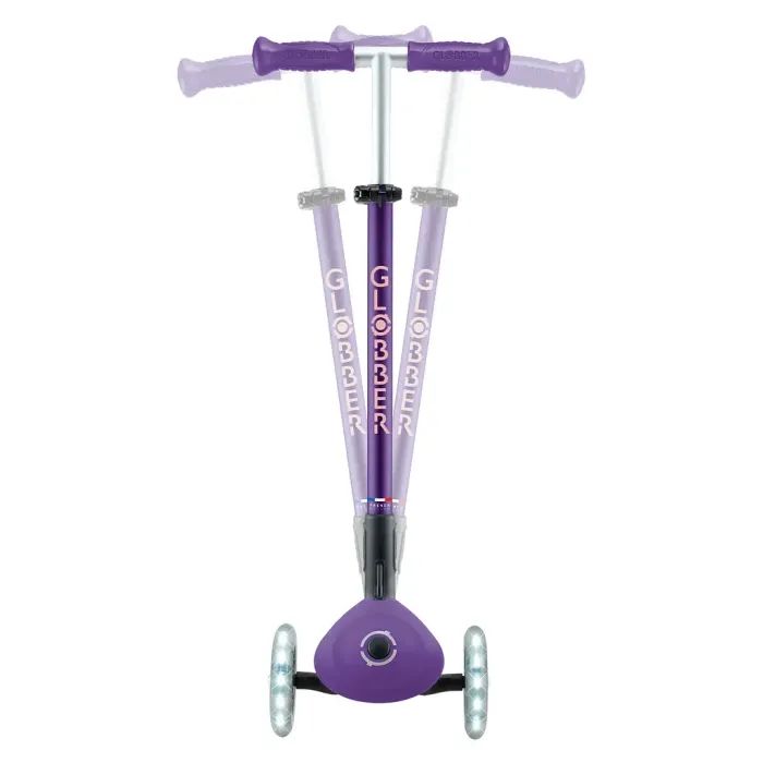 Самокат Globber серії Elite Lights фіолетово-рожевий Колеса з підсвічуванням (439-603-3) изображение 7