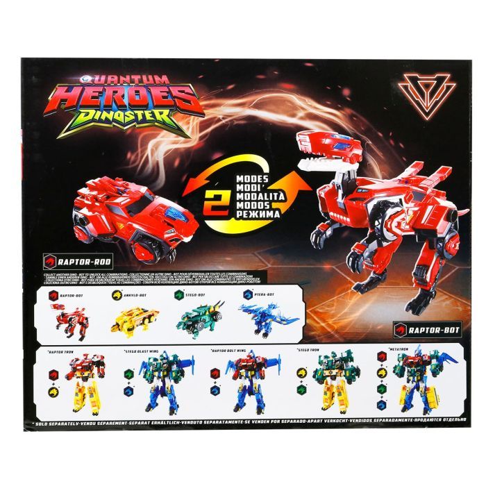 Трансформер Dinoster Мега Дино-Страйк Раптор (EU580805) изображение 6