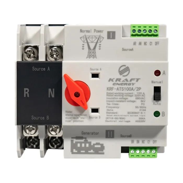 Автоматичний вимикач Kraft Energy KRF-ATS100A/2p зображення 2